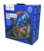 Компьютерная Игровая гарнитура Hoco W103 Magic tour gaming headphones (черный/красный)
