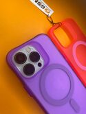 Чехол iPhone 14 Pro NEON MagSafe (фиолетовый)